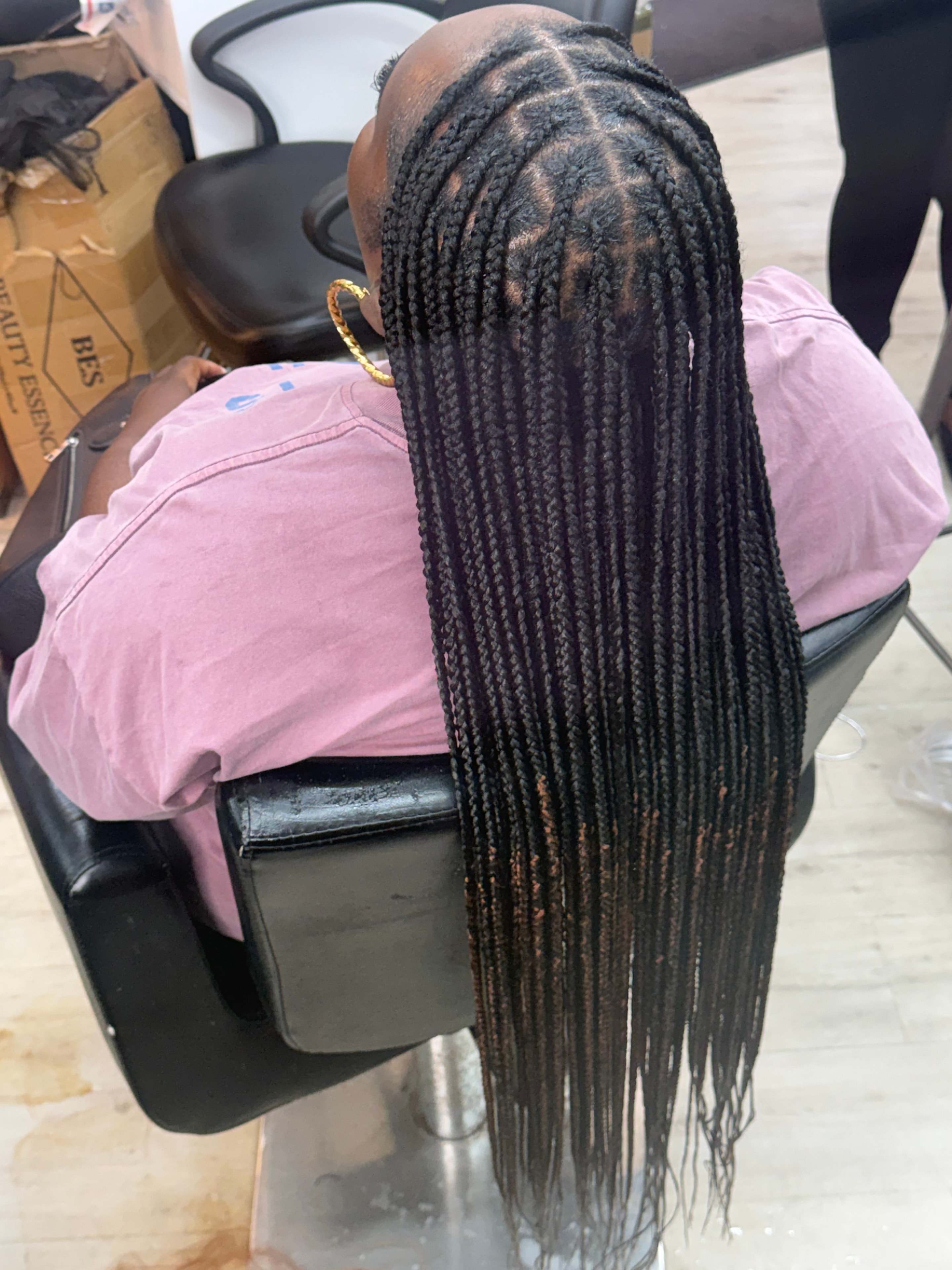 Box braids hairstyle